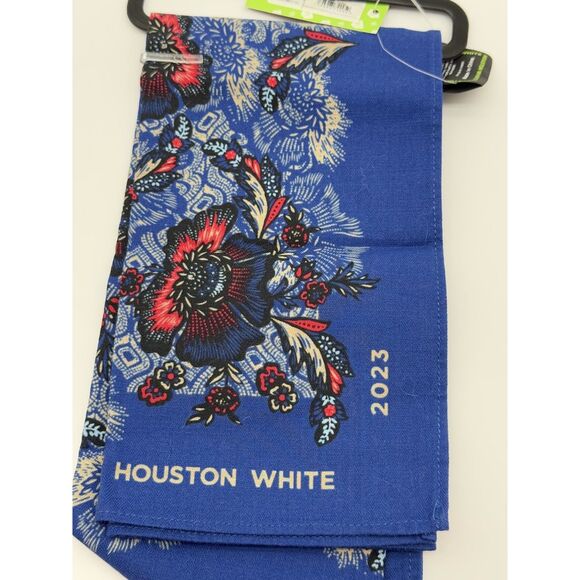 Houston White Blue Scarf - Picture 4 of 4